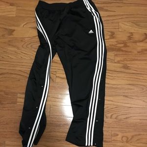 Adidas tear away pants